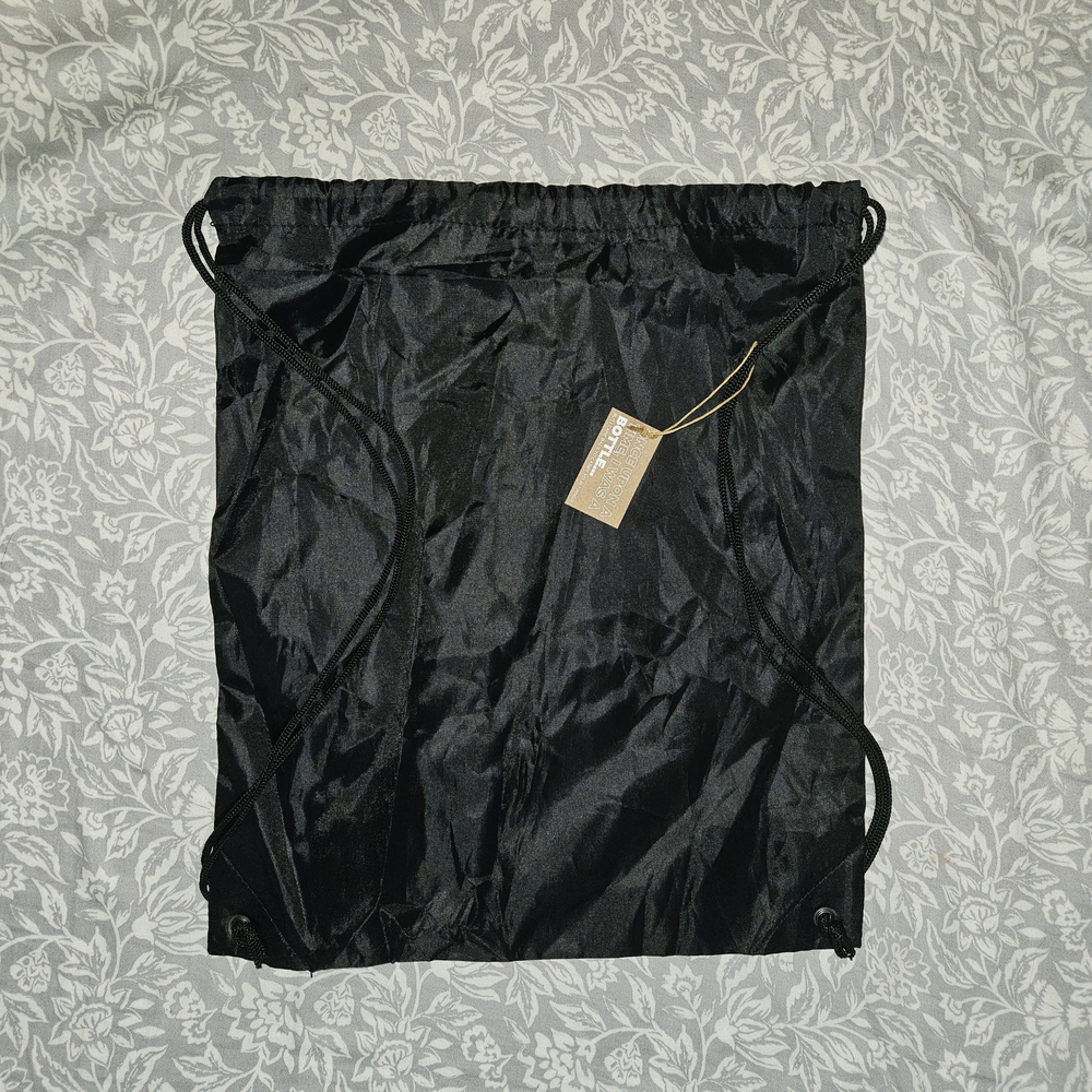 Black Drawstring Bag - Picture 2 of 2
